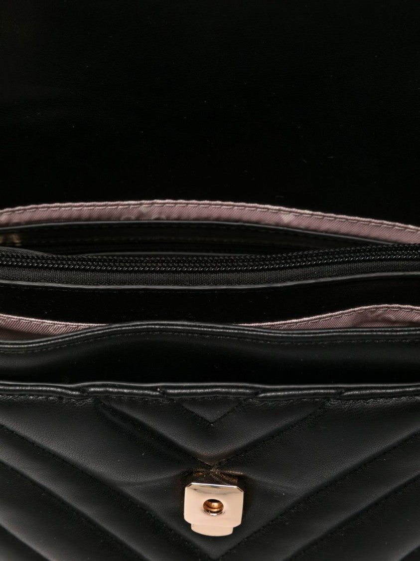 Liu Jo Chevron-Quilted Shoulder Bag With Metallic Logo