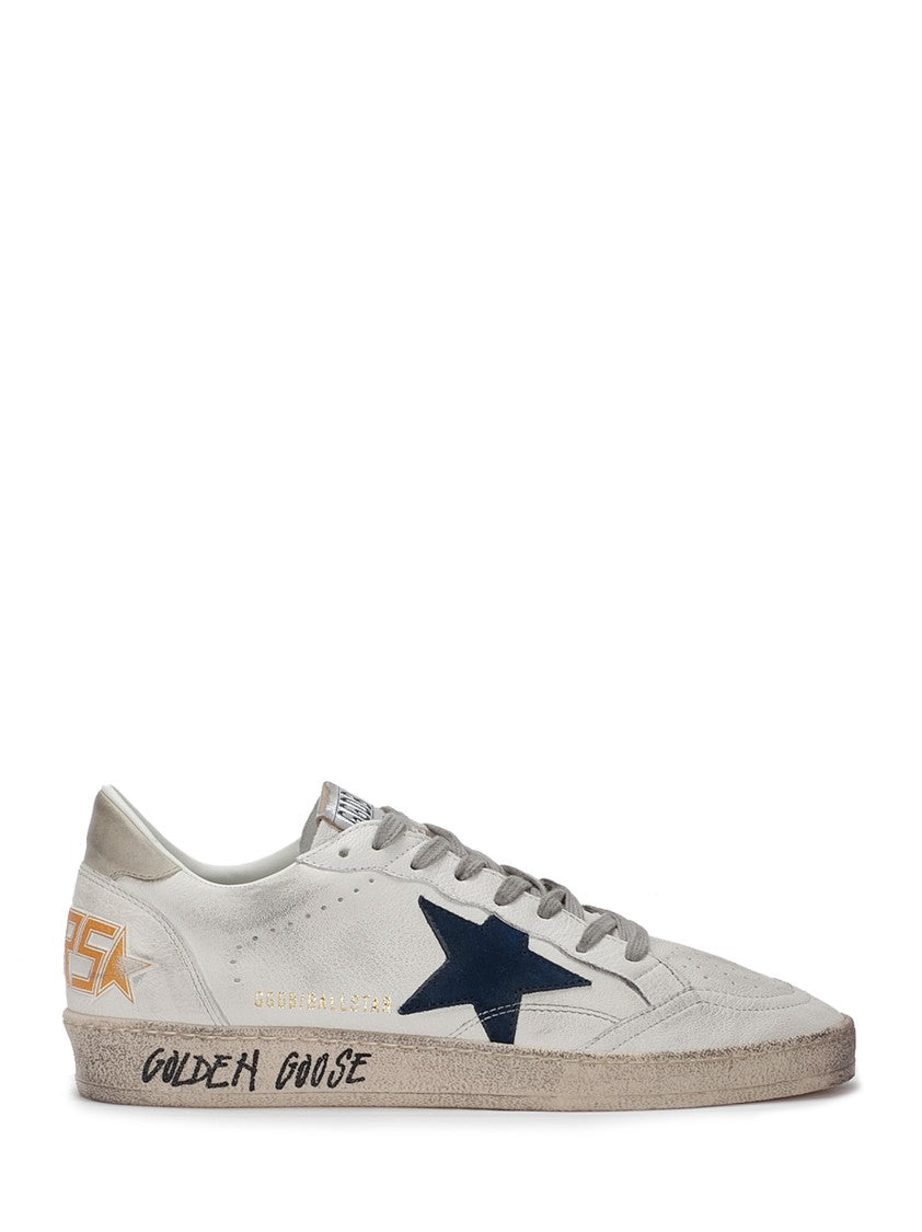 Golden Goose Ballstar Nappa Upper Toe And Spur Suede Star Leath
