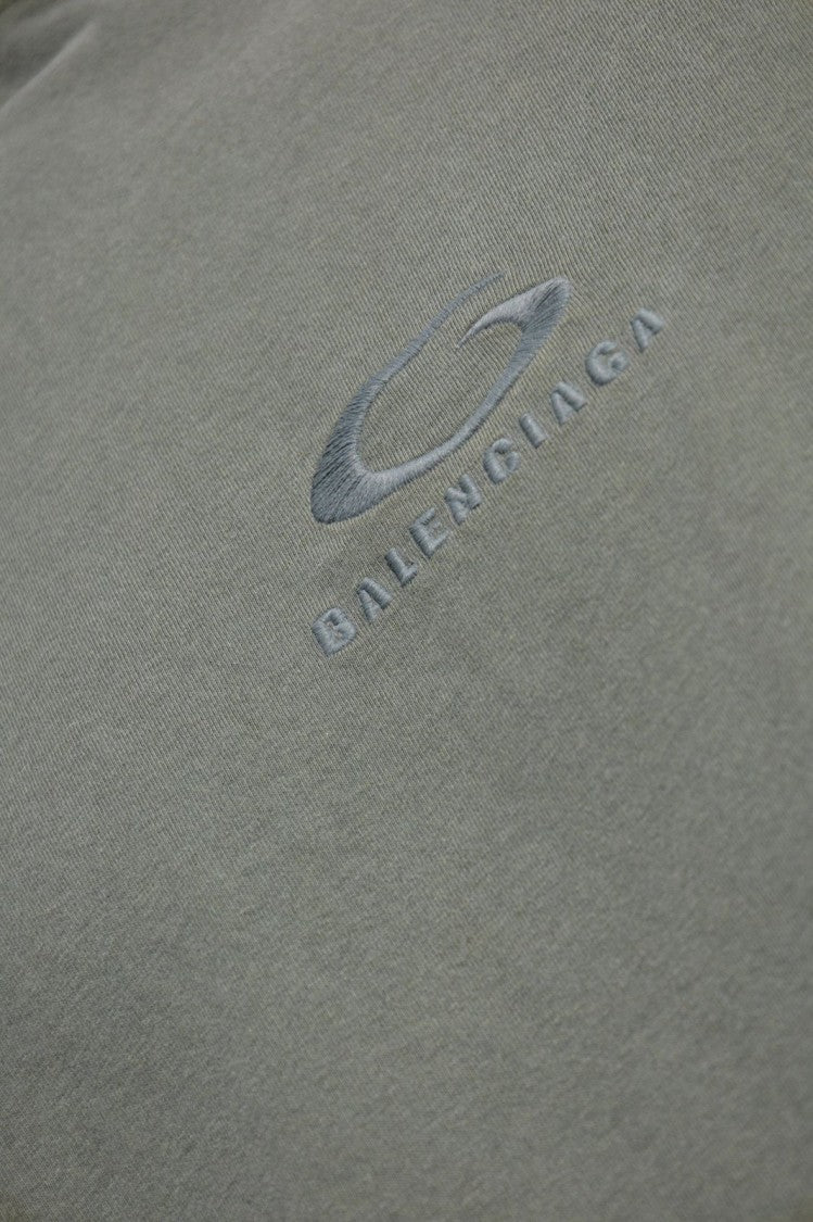 Balenciaga Grey T-Shirt And Polo Collection With Varied Cuts And Necklines