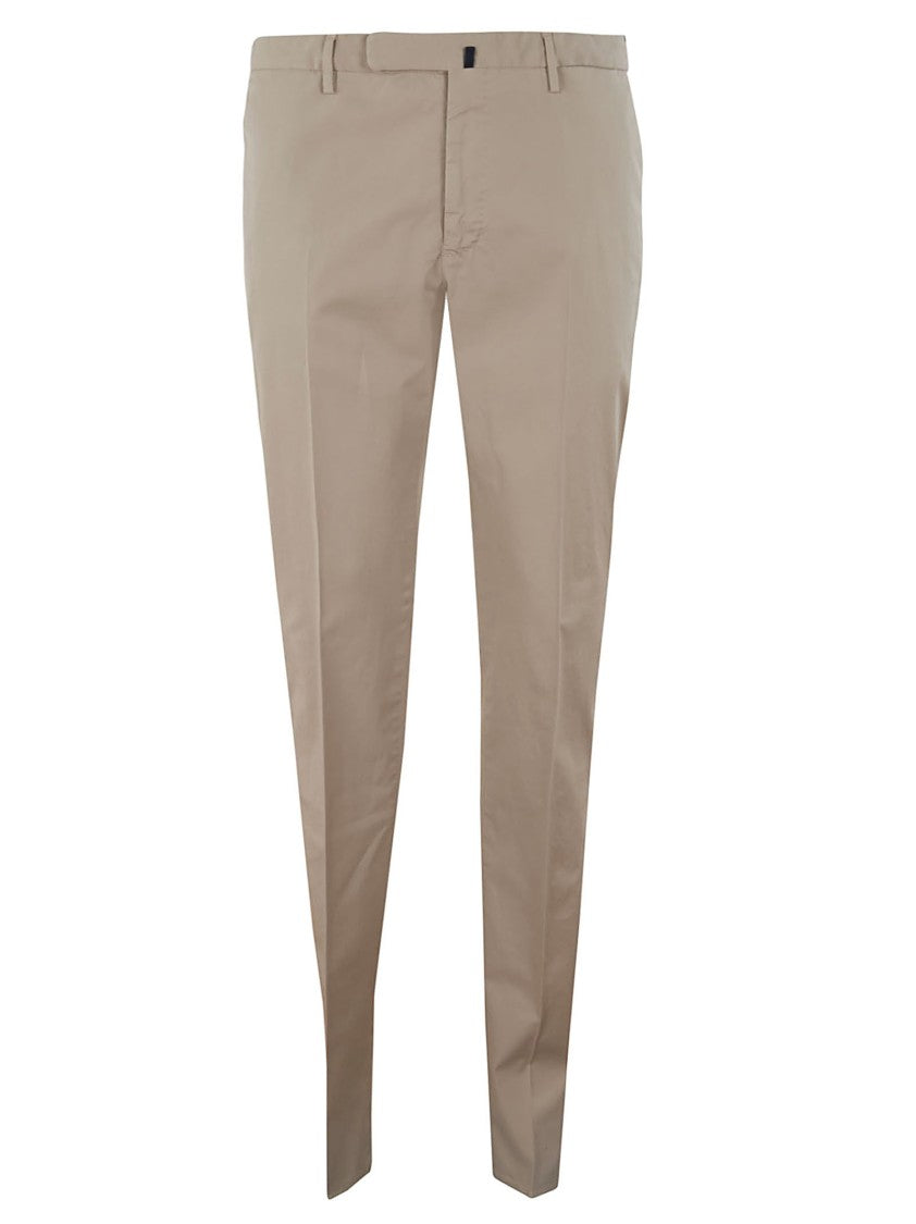 Incotex Beige Stretch Cotton Slim Fit Pants