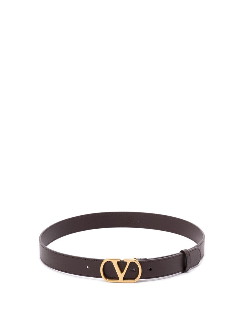 Valentino Garavani `Vlogo Signature` Leather Belt