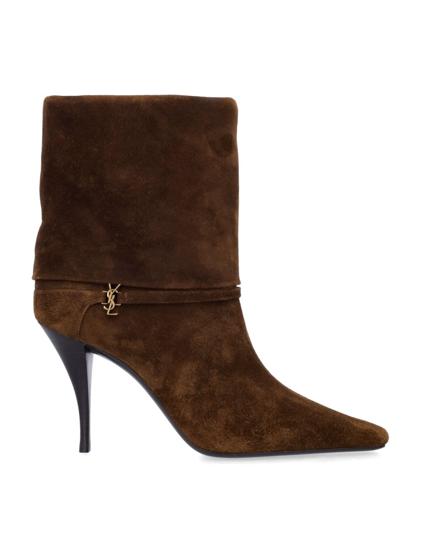 Saint Laurent Pointed Toe Stiletto Booties