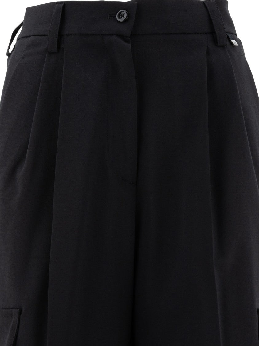 Herno Wool Blend Cargo Trousers