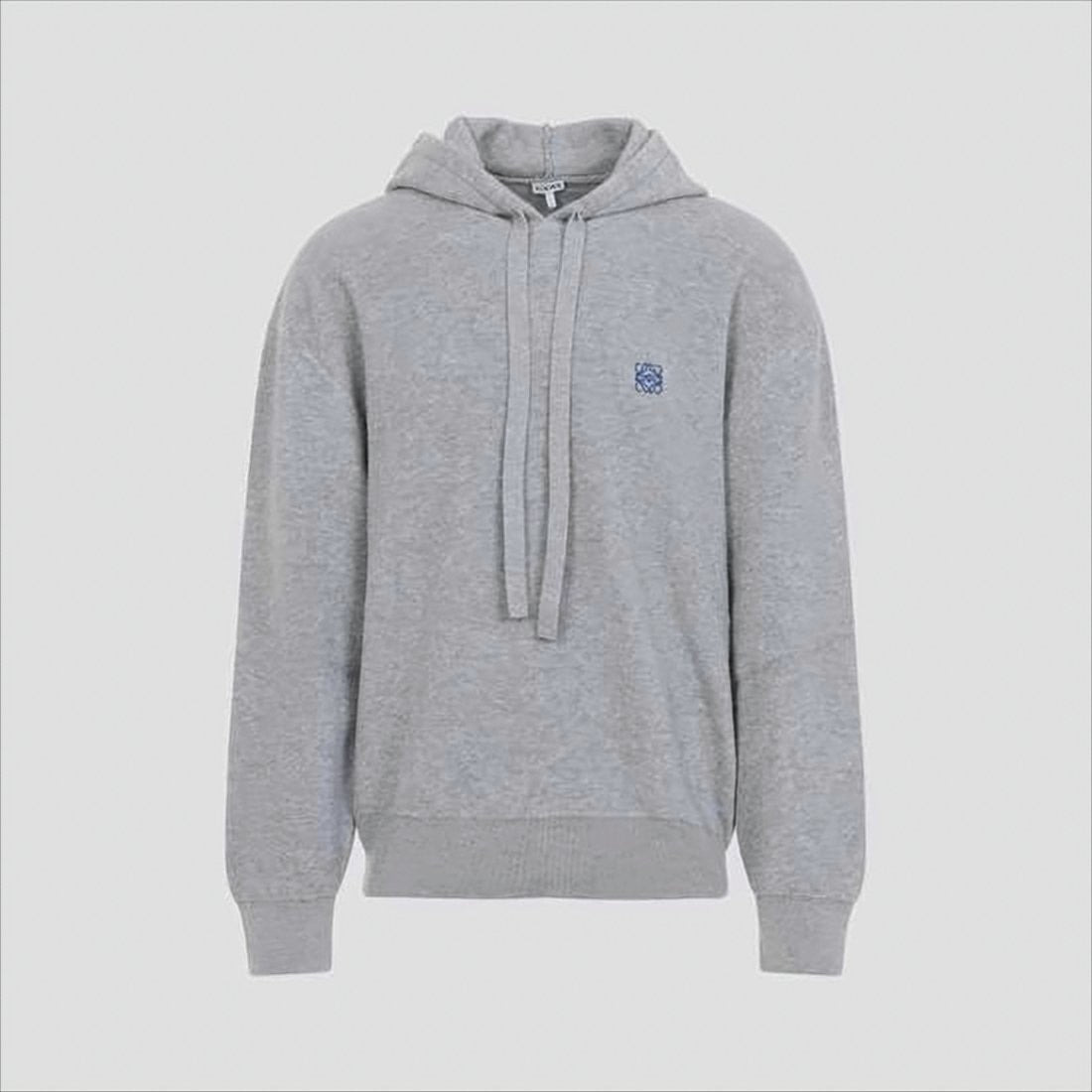 Loewe Light Grey Wool Hoodie