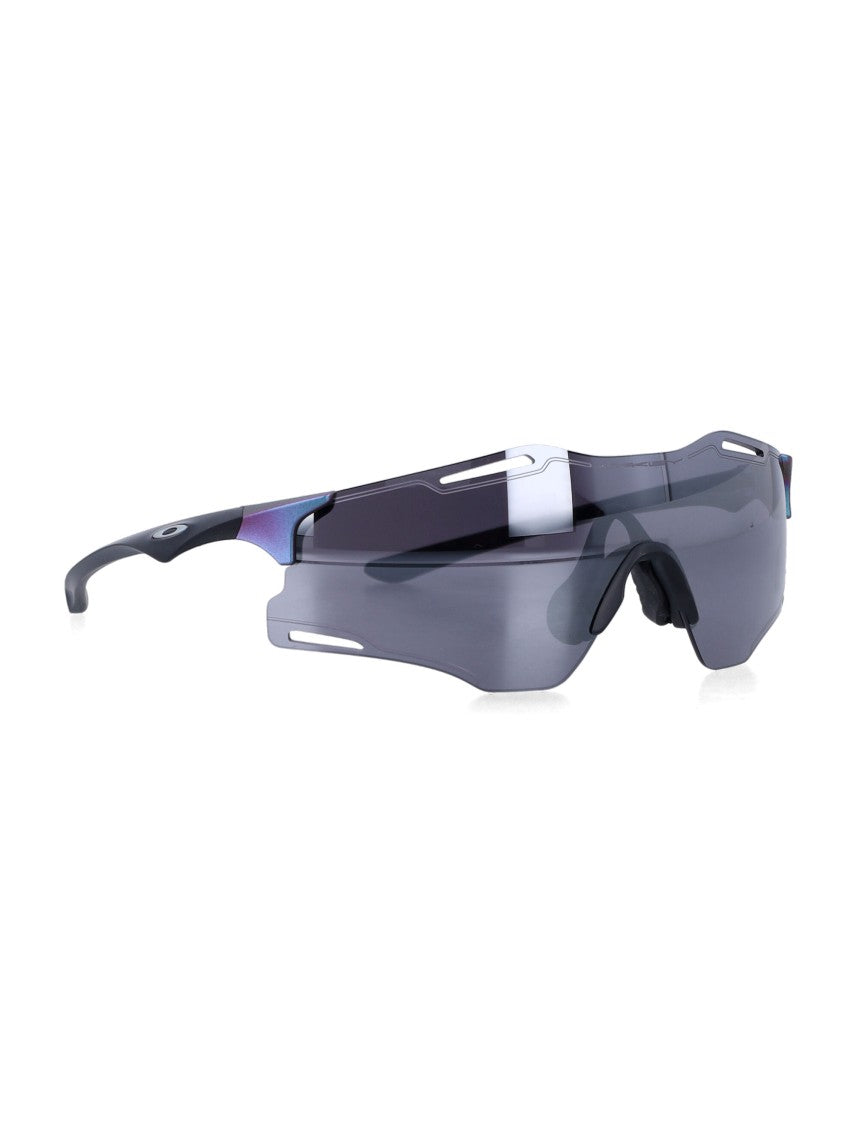 Oakley Wraparound Design Cybr Zero Sport Sunglasses With Prizm™ Clarity