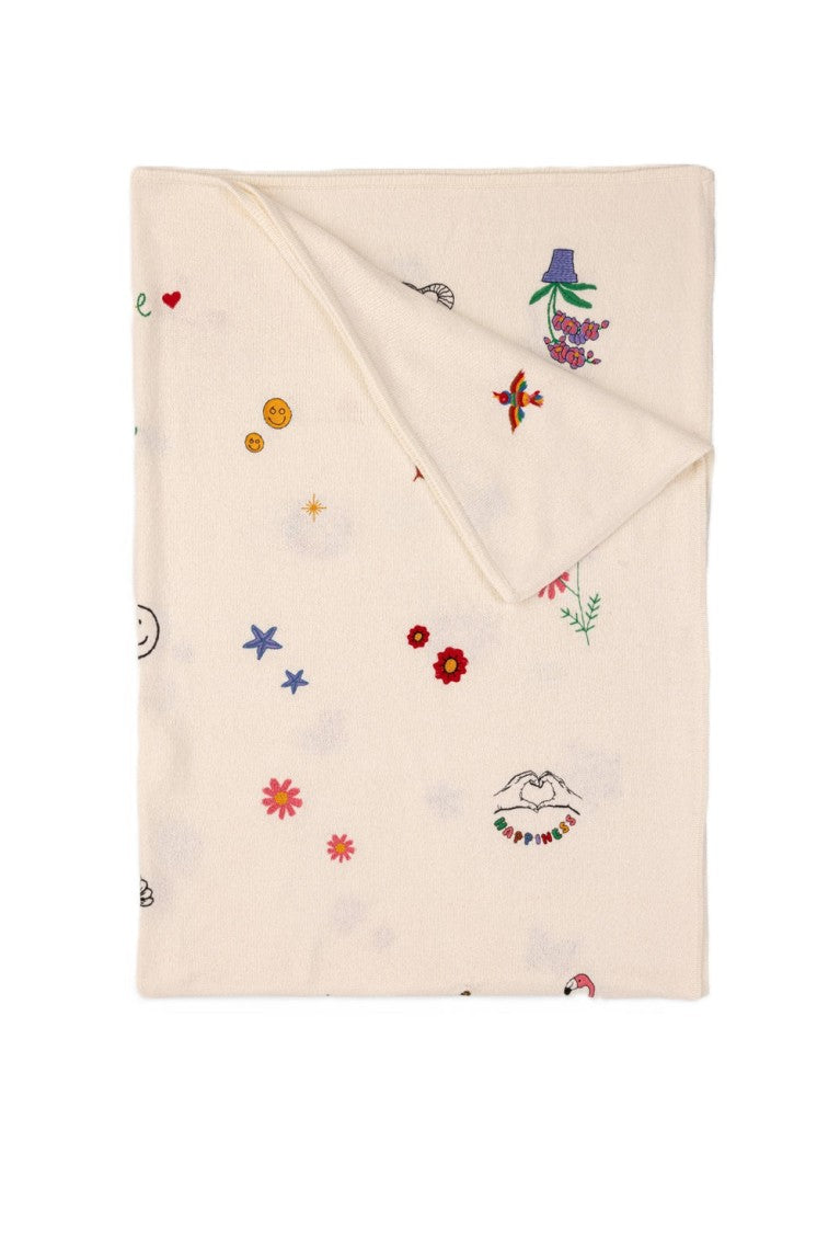 Johnny Was Sabina Embroidered Throw Blanket - H85424