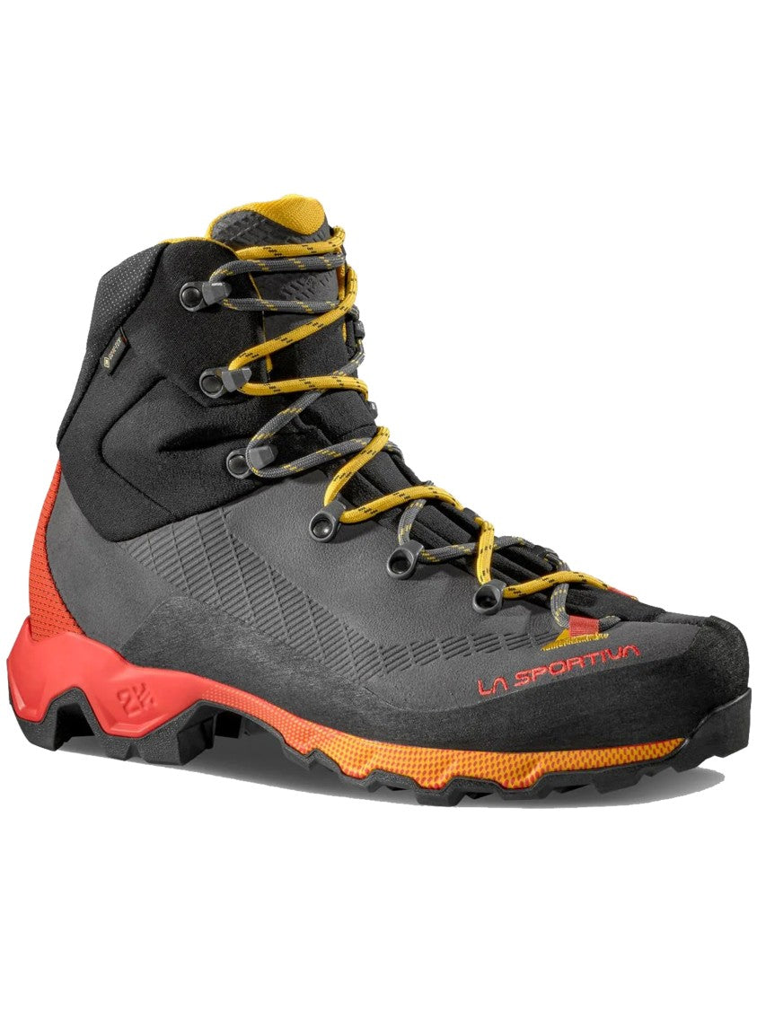 La Sportiva Black/Dark Grey Aequilibrium Trek High-Top Hiking Boots