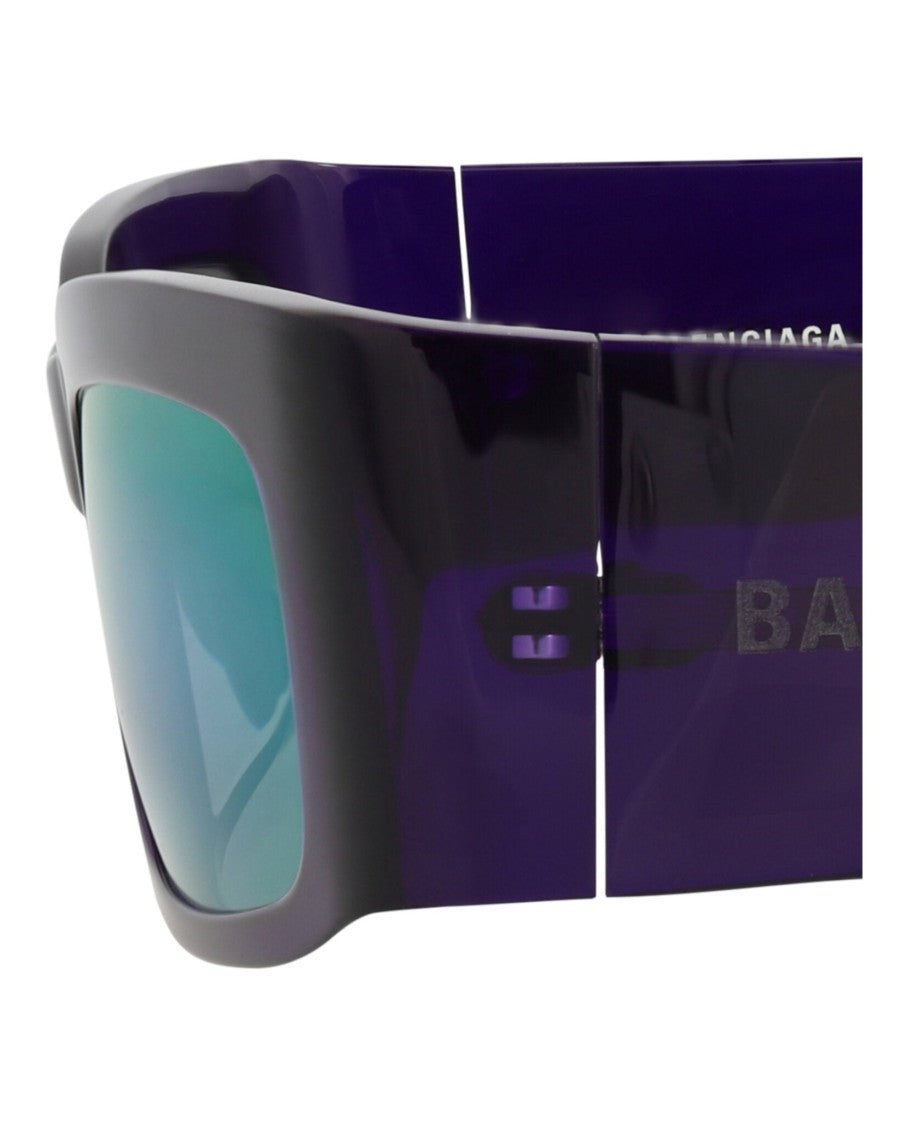 Balenciaga Square-Frame Recycled Acetate Sunglasses
