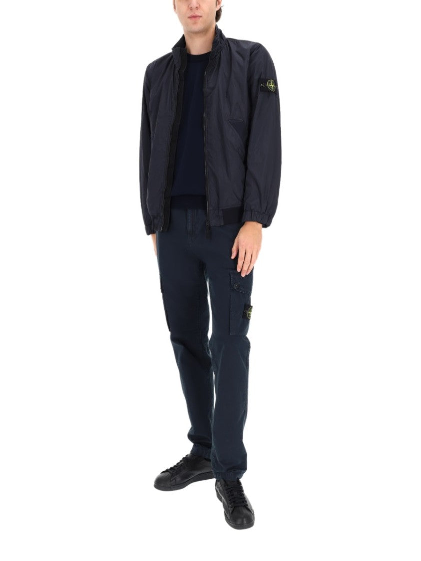 Stone Island Stiff Collar Zipper Polyamide Jacket