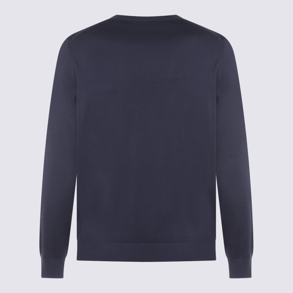 Malo Solid Blue Knitwear Sweater