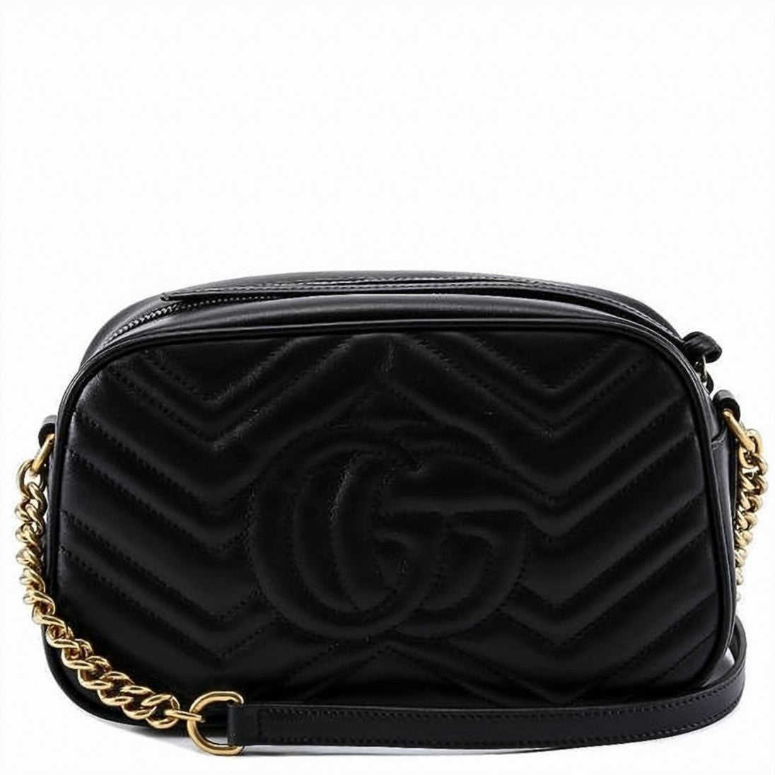 Gucci Chevron-Quilted Smooth Leather Crossbody Bag By Gucci
