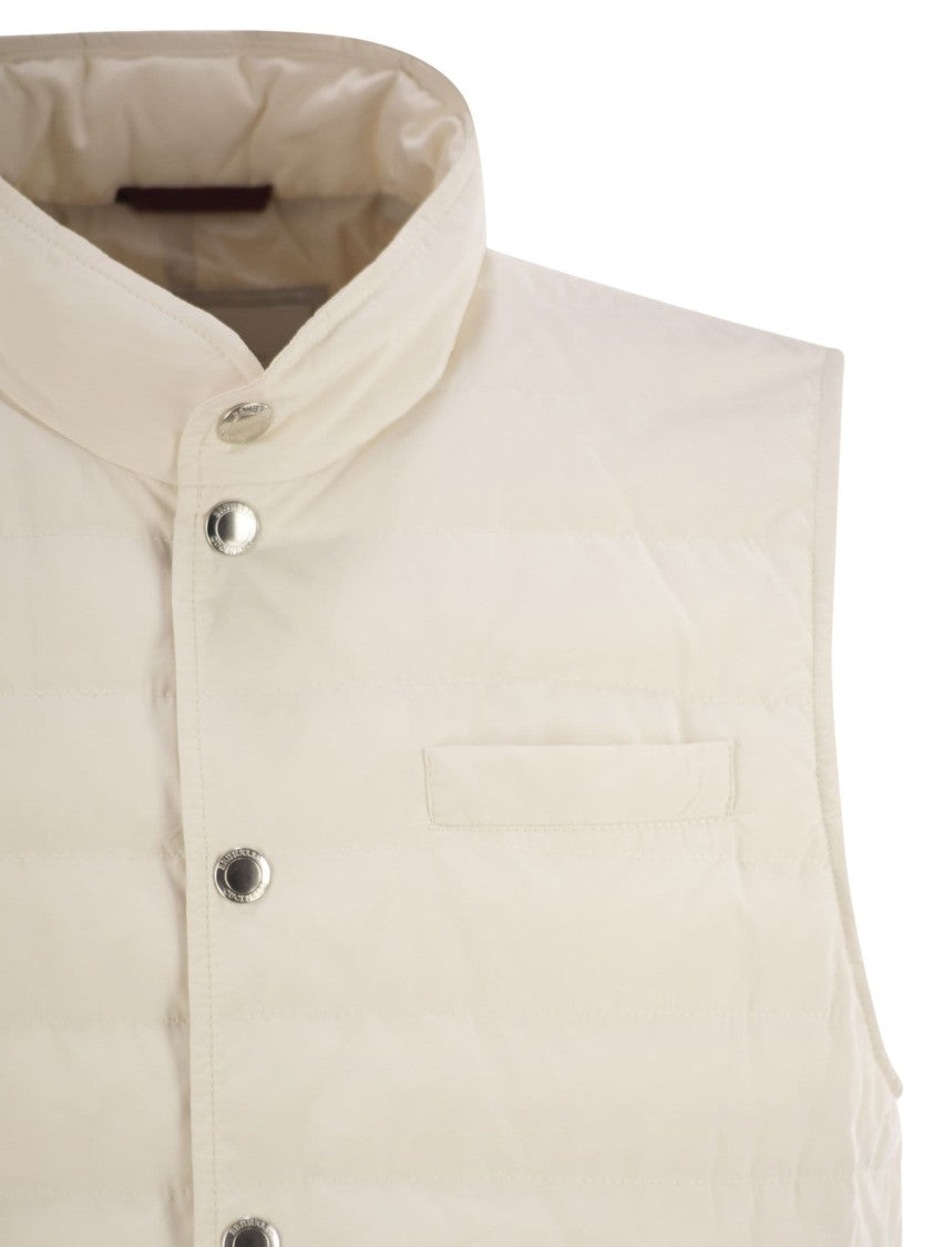Brunello Cucinelli Lightweight Sleeveless Down Jacket