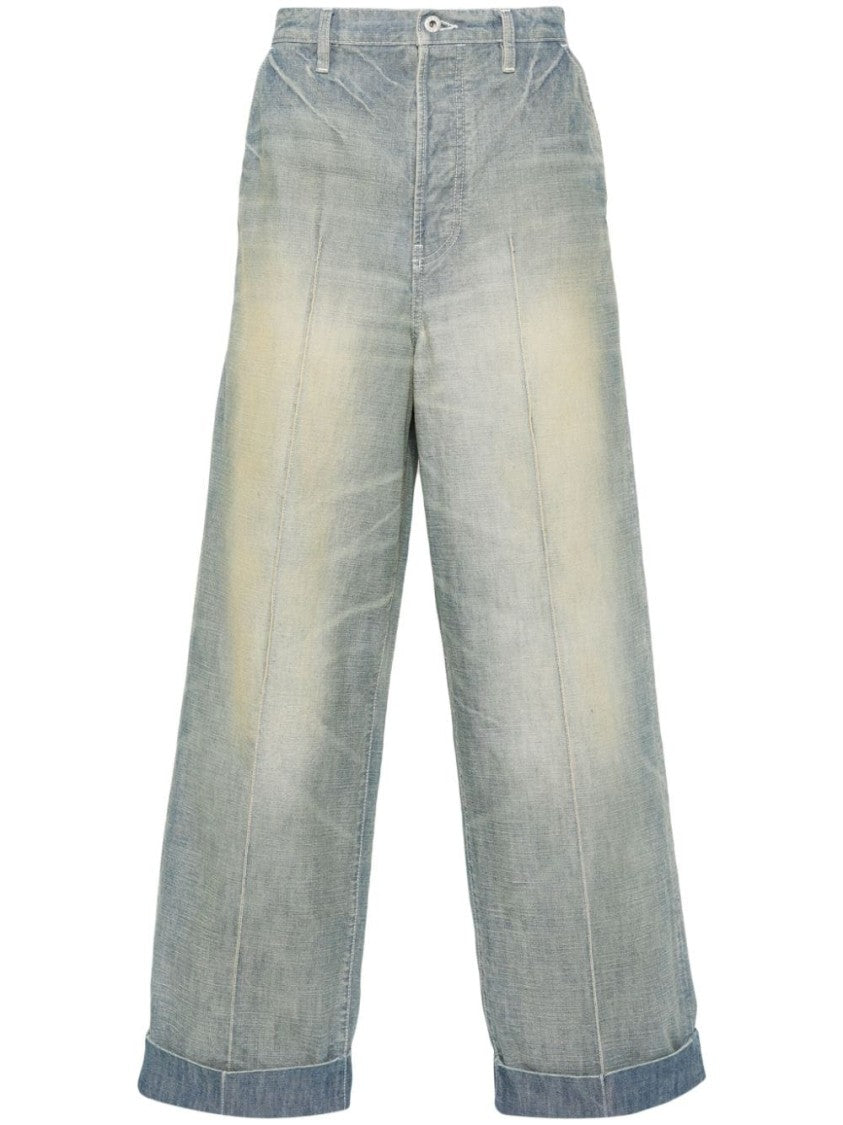 Kenzo Medium Blue Denim Trousers