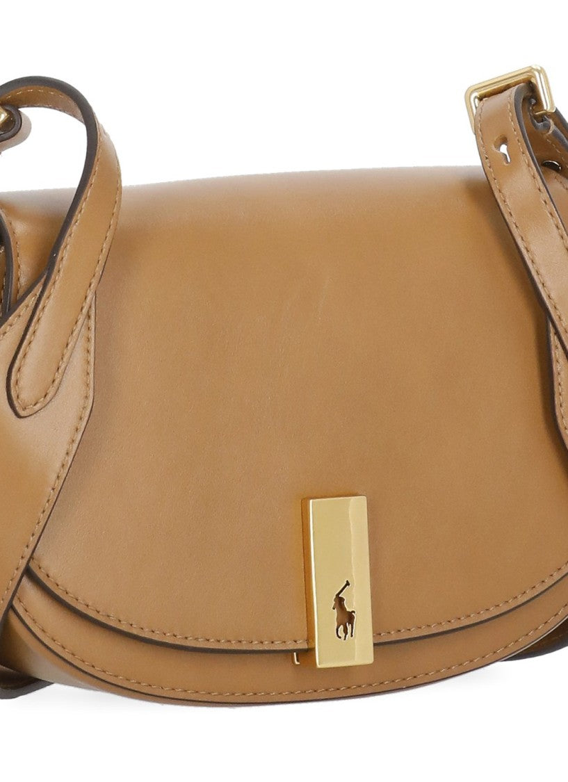Polo Ralph Lauren Mini Saddle Bag With Structured Silhouette And Logo Detail