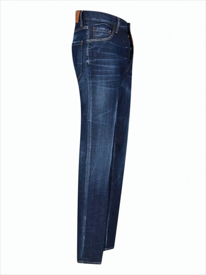 Dsquared2 Slim-Fit Denim Pants With Five-Pocket Design