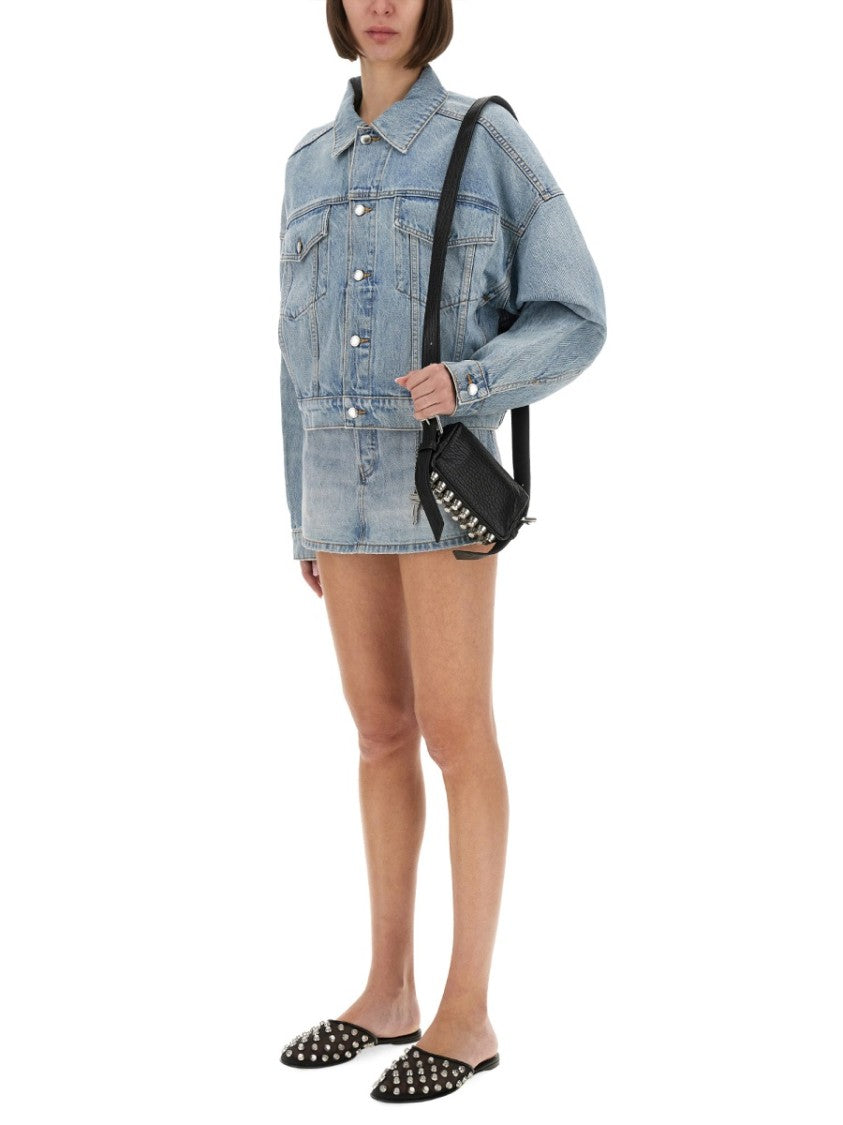 Alexander Wang Boxy Fit Denim Trucker Jacket