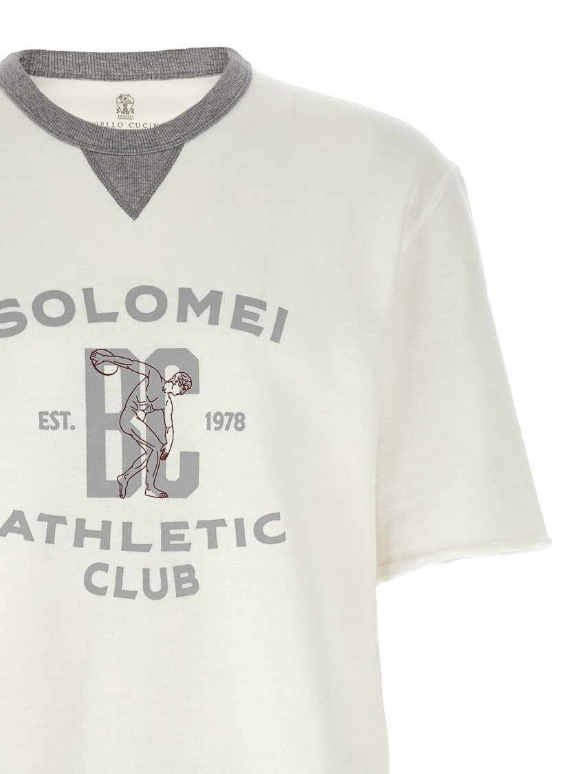 Brunello Cucinelli Short Sleeved Sweatshirt