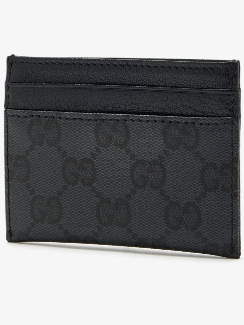 Gucci Black Credit Case Textured Cardholder