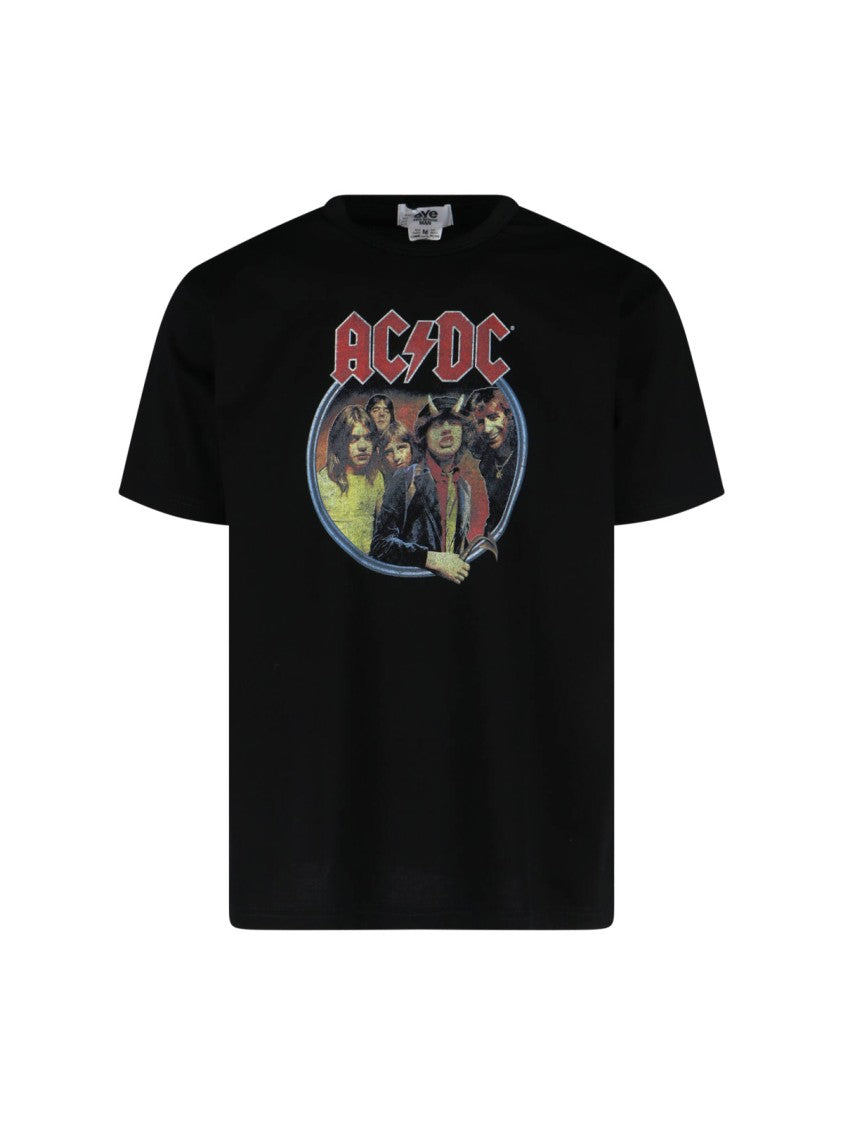 Junya Watanabe Ac/Dc' Graphic T-Shirt – Black