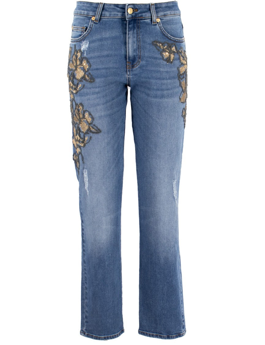 Ermanno Firenze Light Blue Skinny Jeans