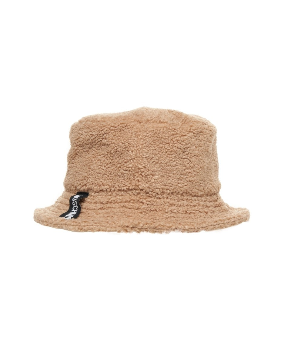Moschino Faux Fur Bucket Hat
