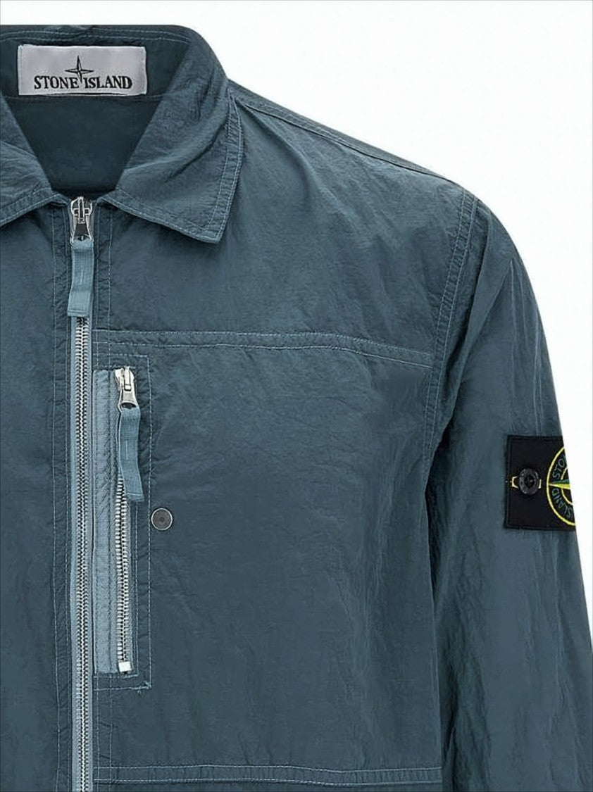 Stone Island Nylon Metal Econyl Garment-Dyed Overshirt