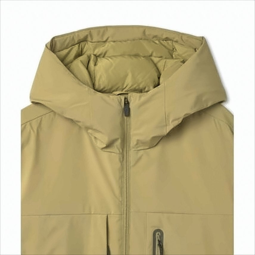 Crtfd High Collar Padded Jacket With Hood