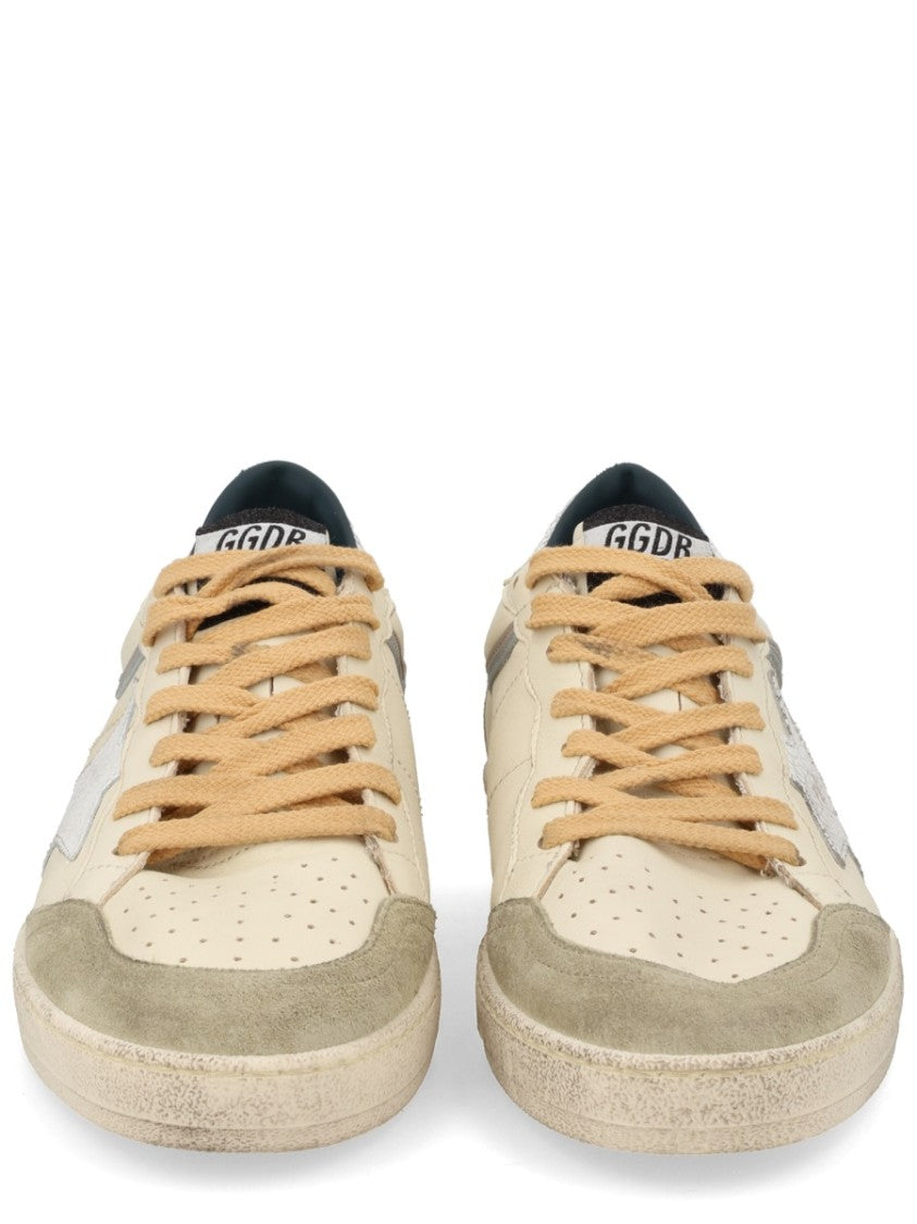 Golden Goose Ball Star Suede Overlays Sneakers