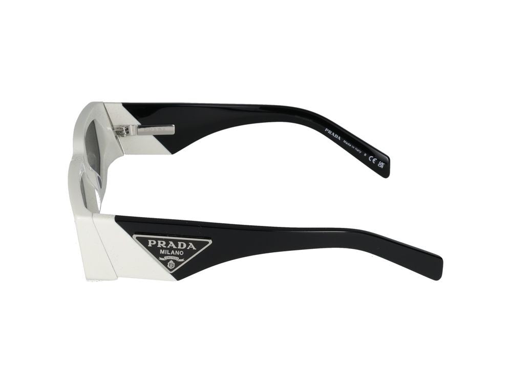 Prada Oversized Rectangular Acetate Sunglasses