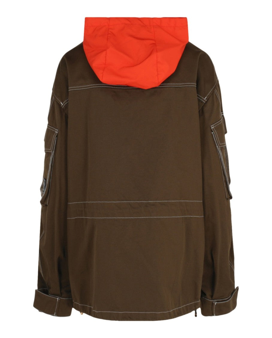 Versace Contrast-Hood Jacket