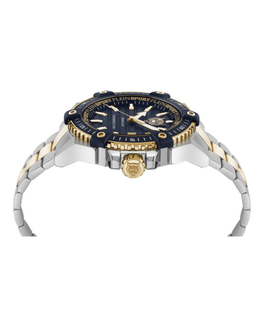 Plein Sport Urban Pulse Bracelet Watch With Blue Enamel Dial