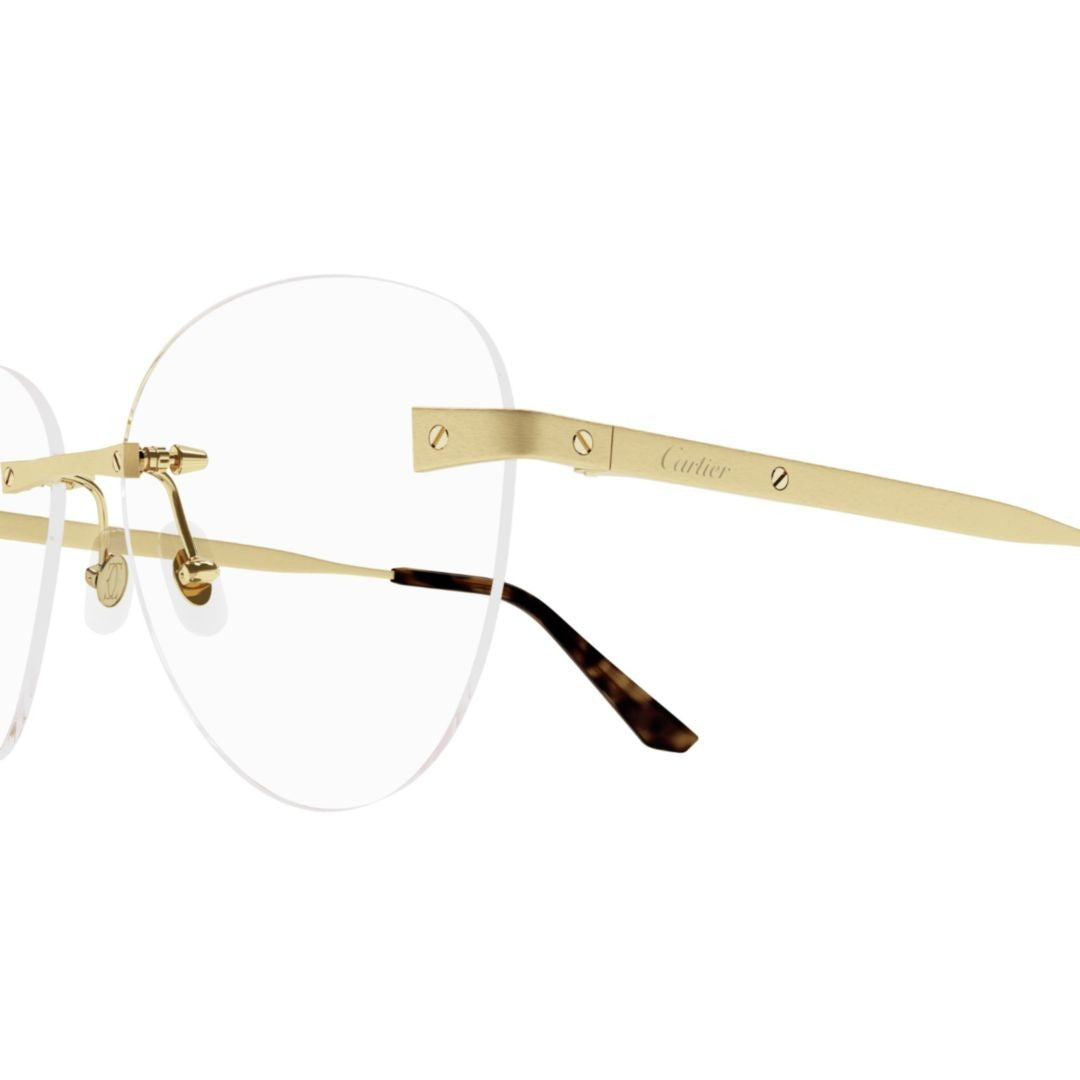 Cartier Ct0338o Rimless Eyeglasses