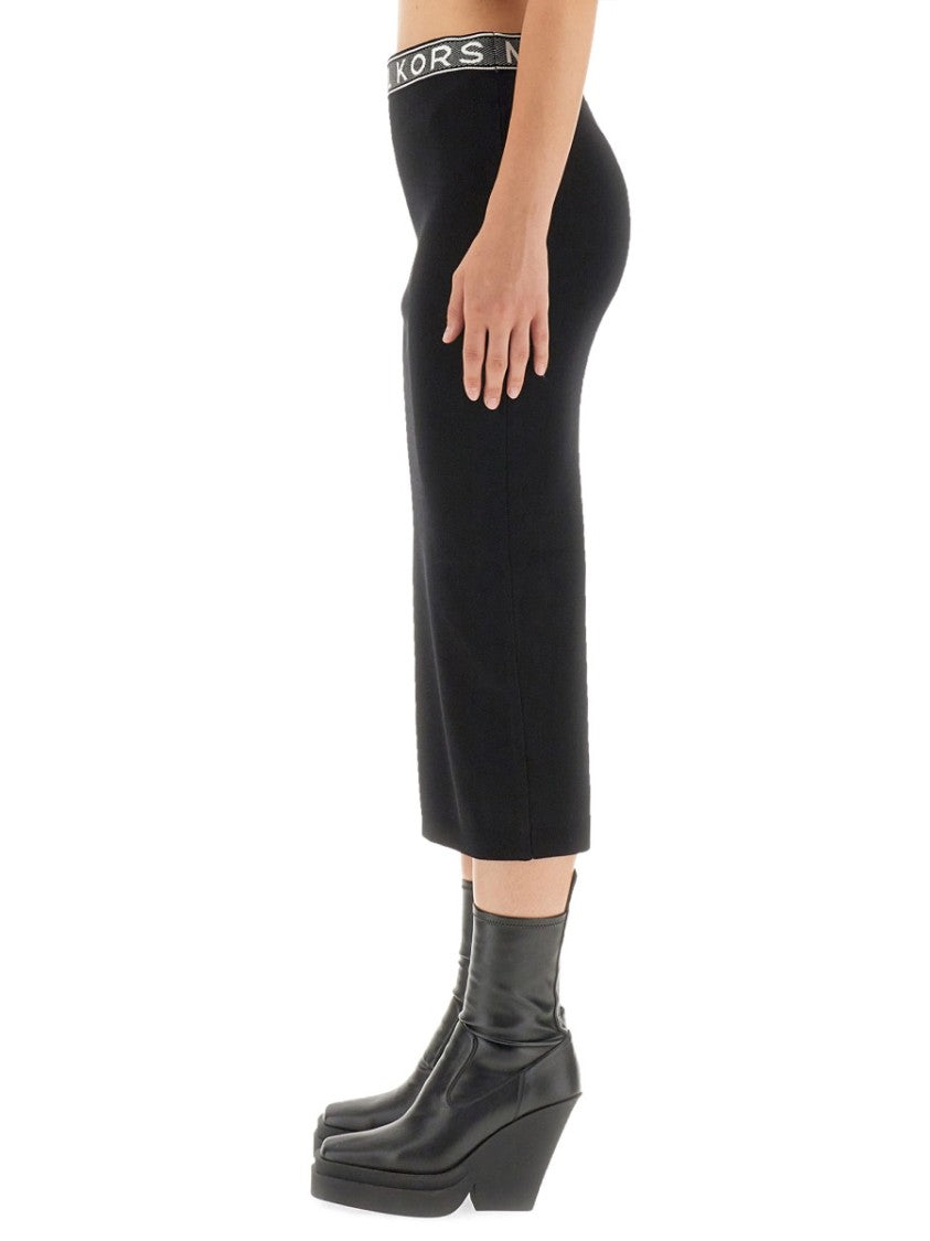 Michael Michael Kors Slim-Fit Midi Skirt With Comfortable Waistband
