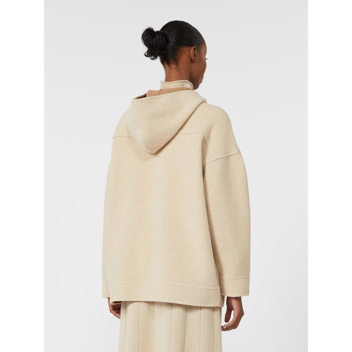 Max Mara Timeless Relaxed-Fit Jacket With Contrasting Hood