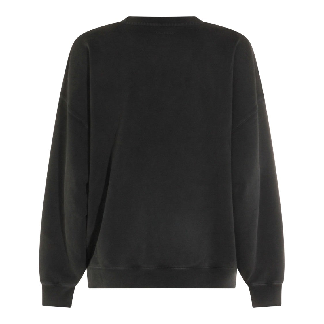 Anine Bing Vintage-Inspired Black Sweatshirt With Bold Logo Design