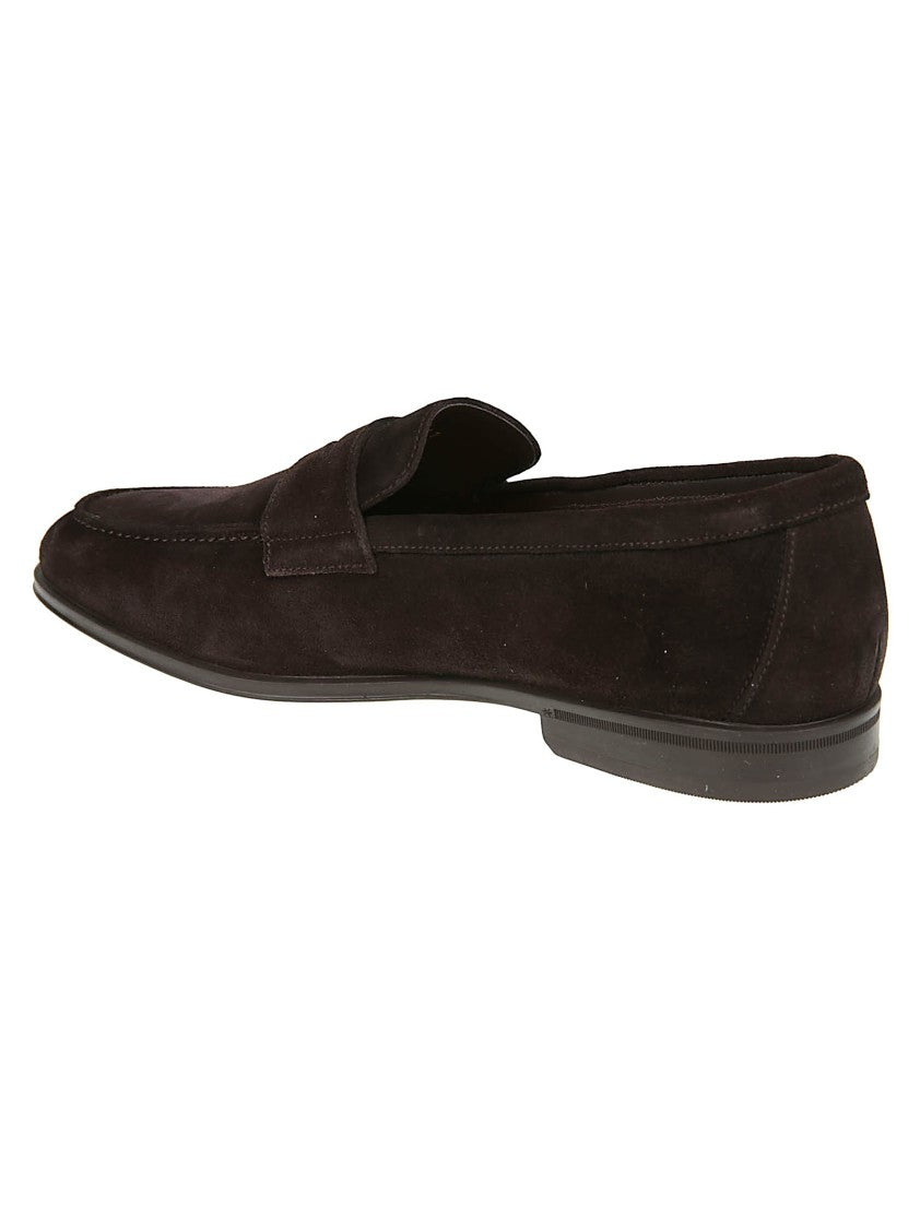 Doucal's Penny Adler Calf Leather Loafers