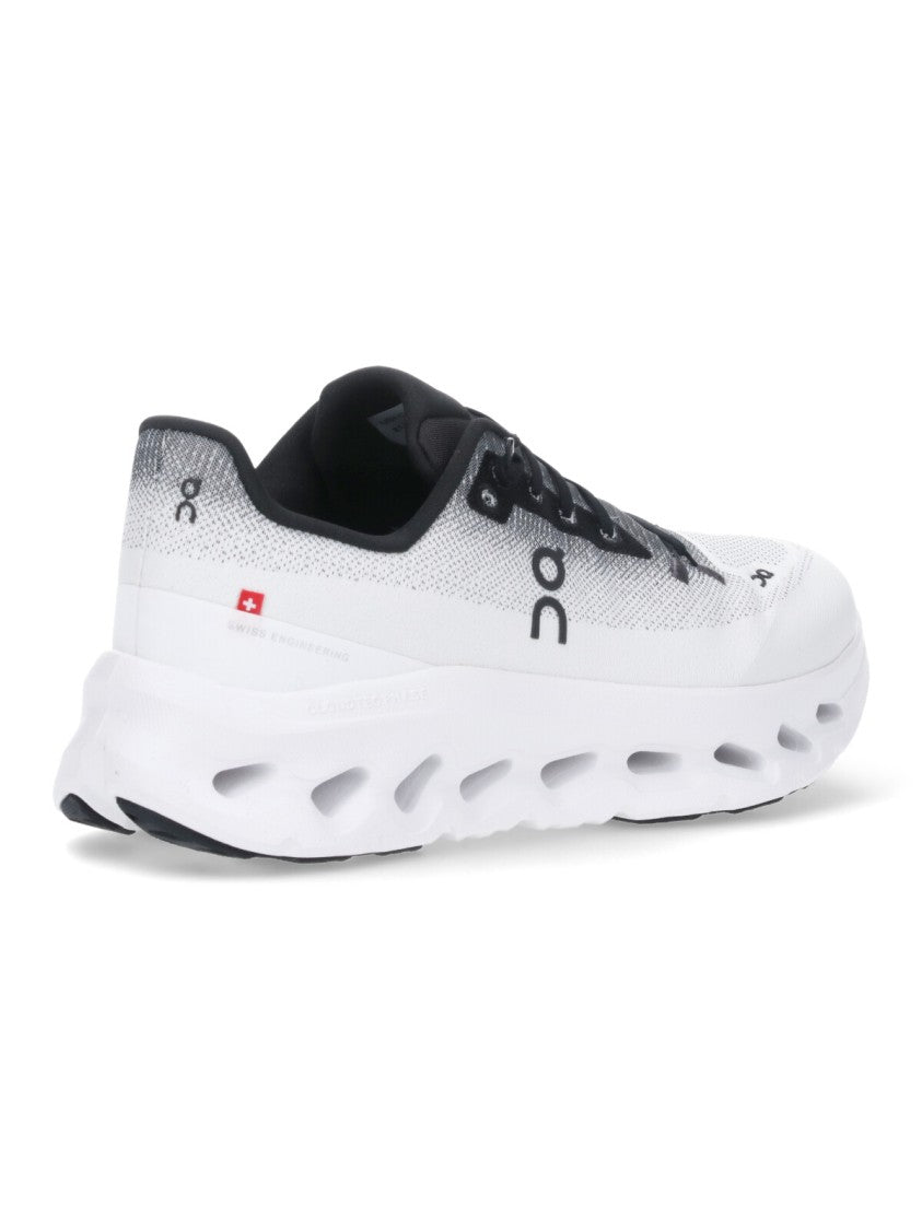On White Cloudtilt Mesh Sneakers