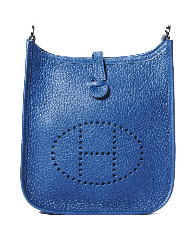 Hermès Hermès Sac Evelyne 16 Clemence Blue Tie