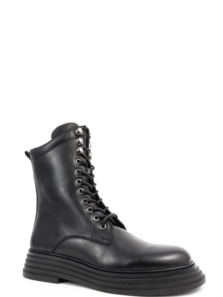 Sergio Moretti Black Ankle Boots