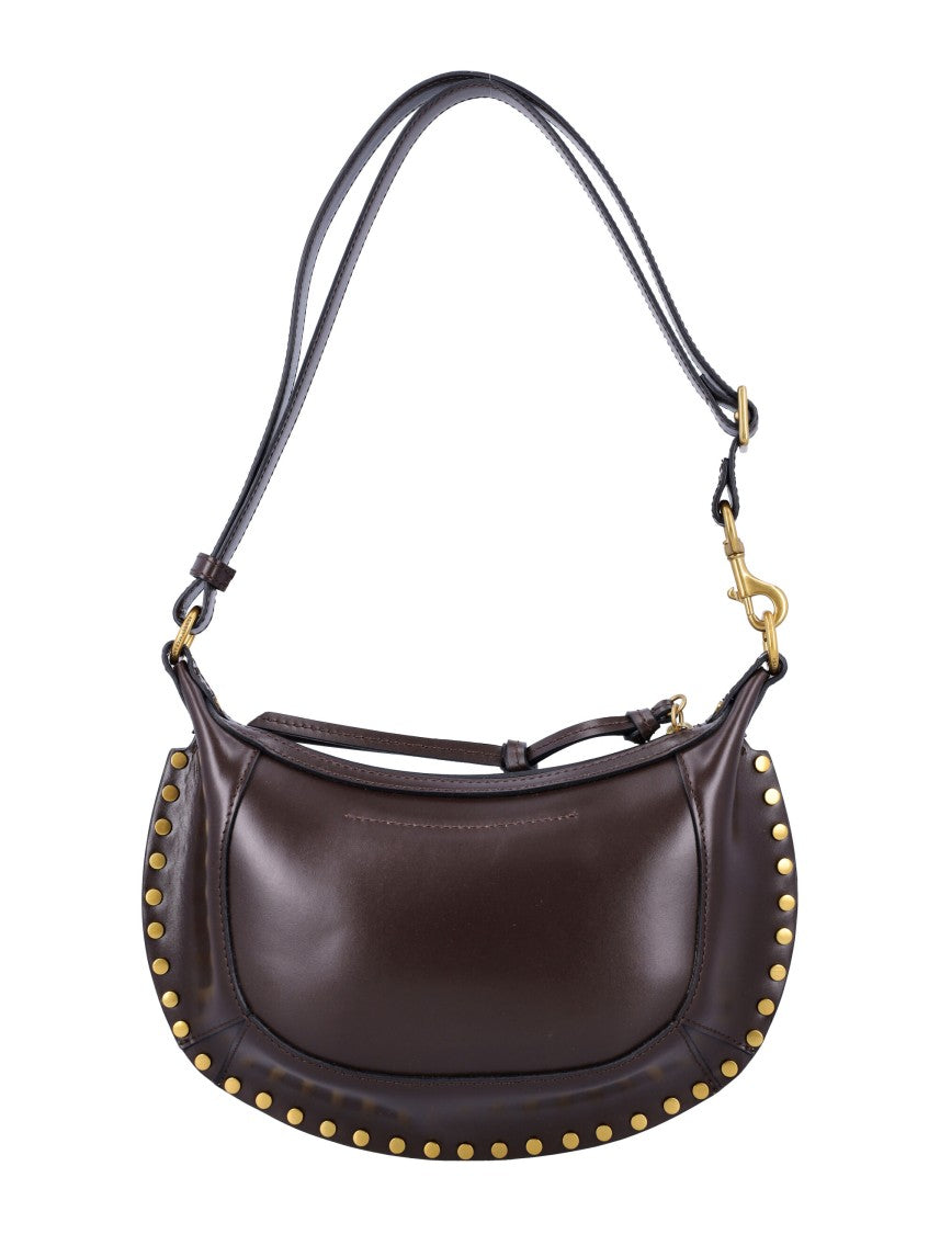 Isabel Marant Soft Leather Oskan Moon Shoulder Bag