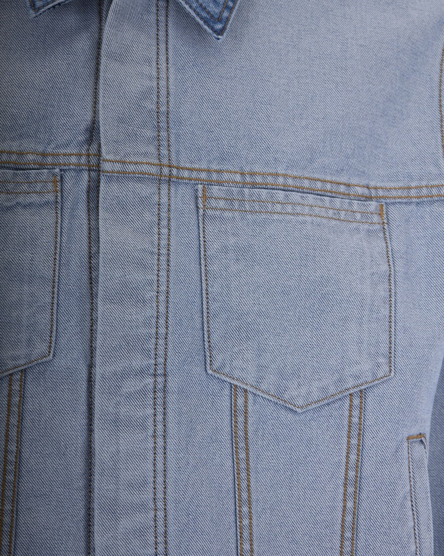 Arte Antwerp Inside Out Denim Bleach Jacket