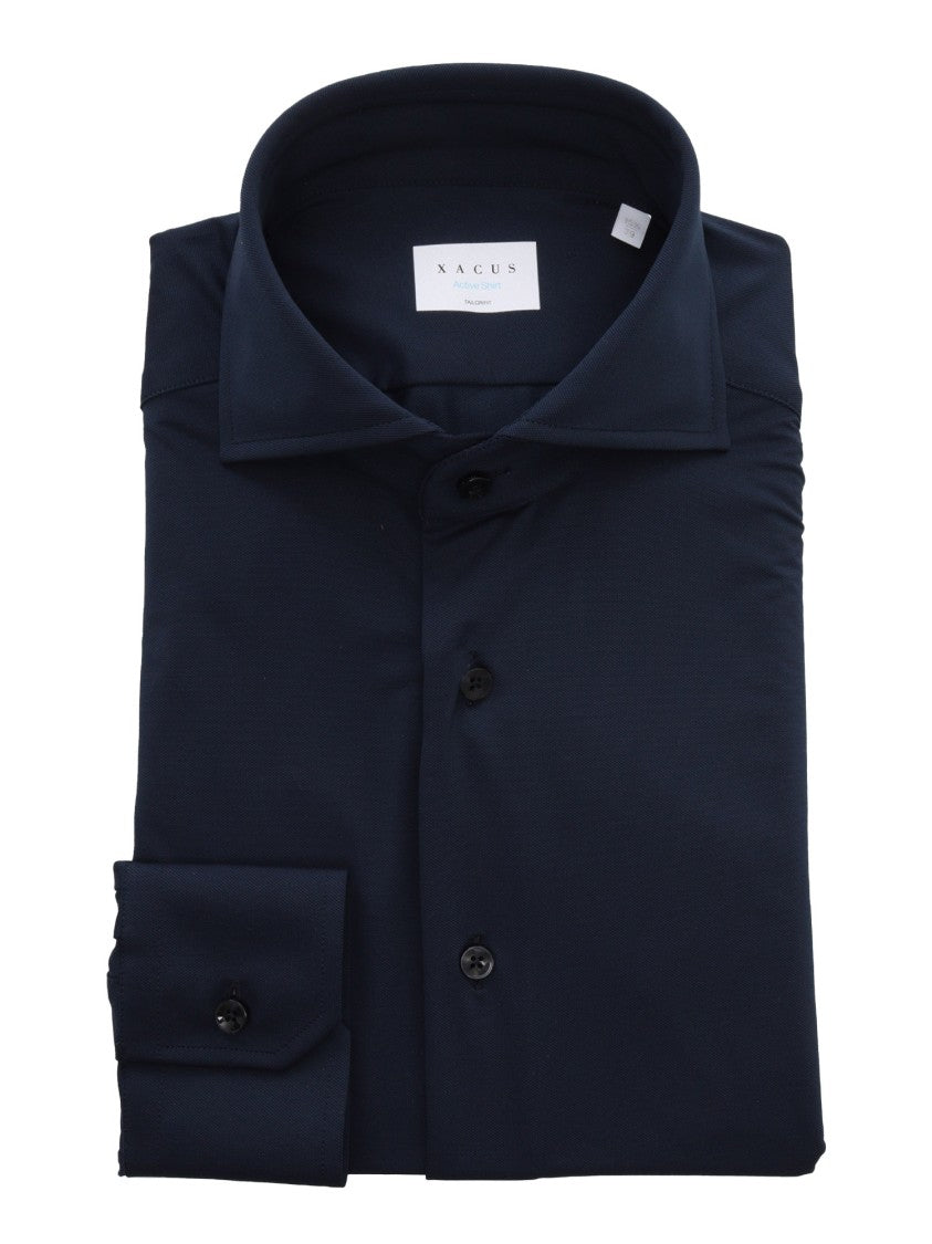 Xacus Tailored Blue Shirt