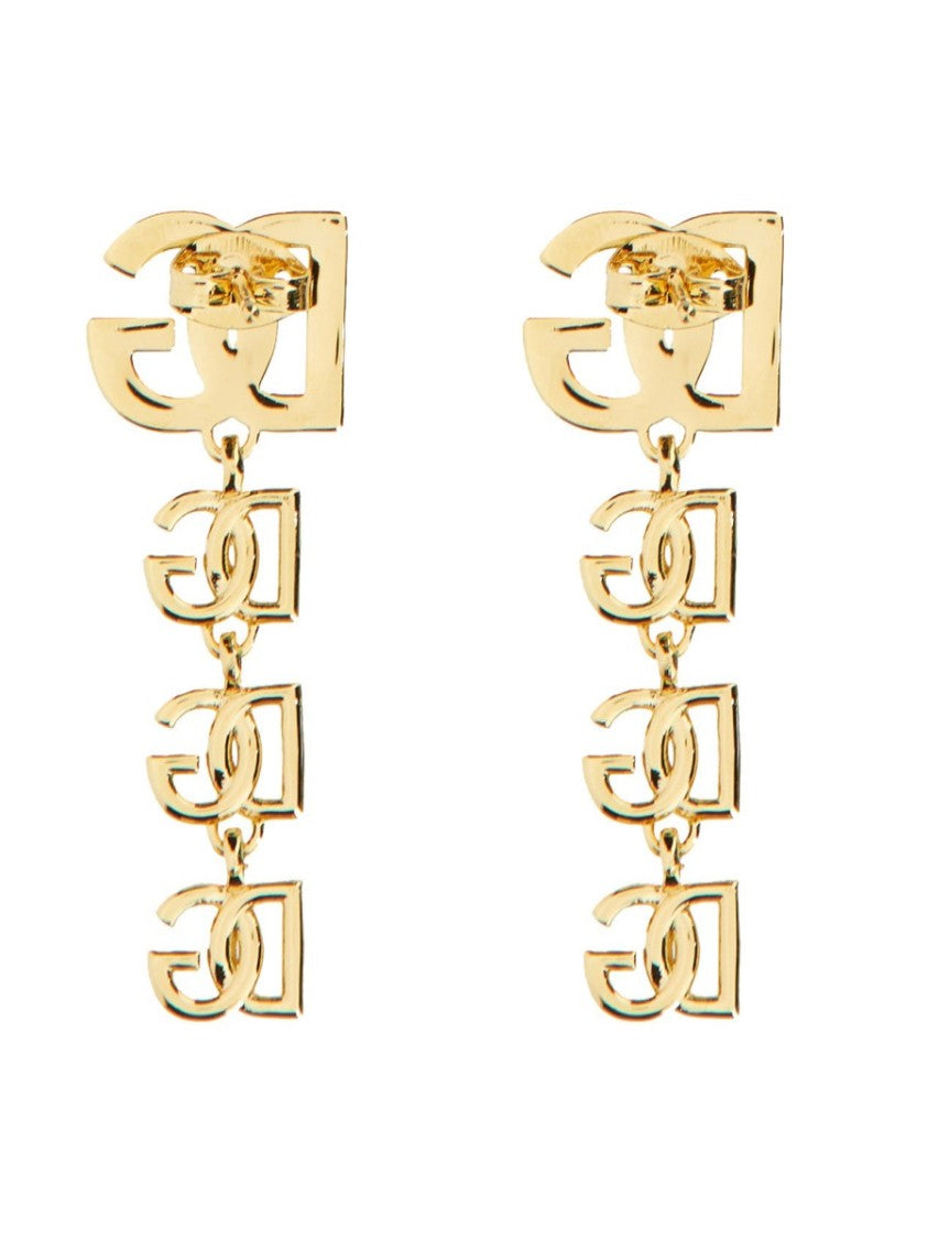 Dolce & Gabbana Dg Logo Long Earrings
