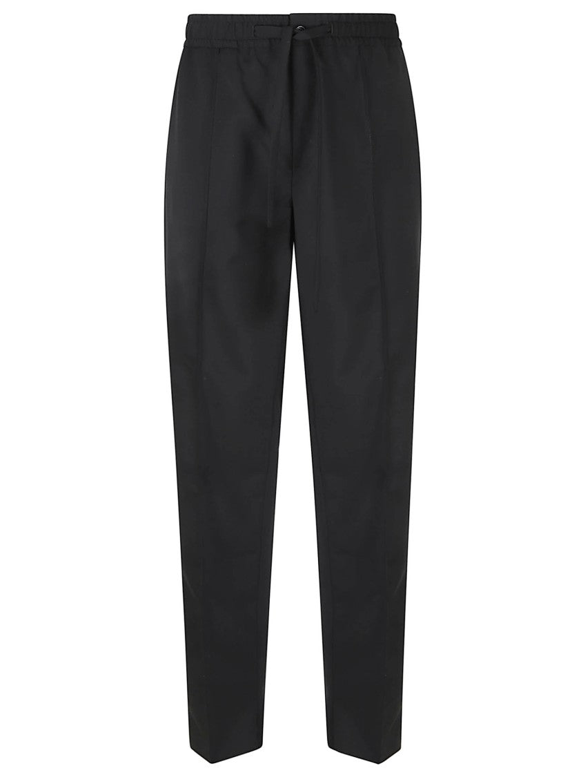 Valentino Garavani Wool Mohair-Blend Tailored Trousers