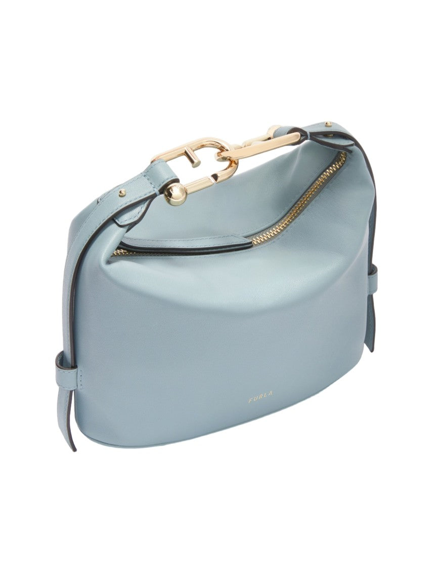 Furla Nuvola Mini Leather Handbag In Cirrus Color