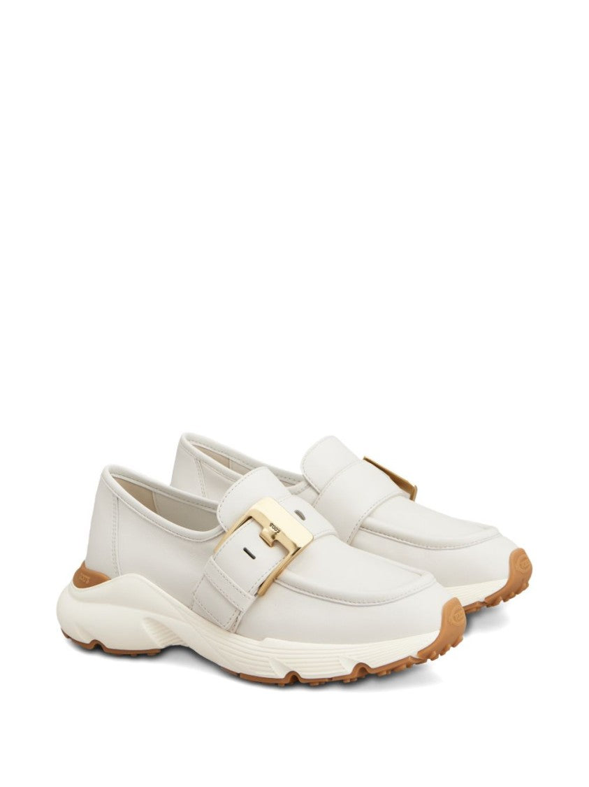 Tod's Slip-On Sneakers With Gold-Tone Buckle