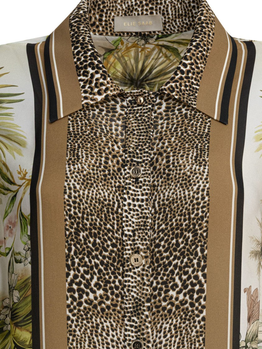 Elie Saab Savannah Print Shirt