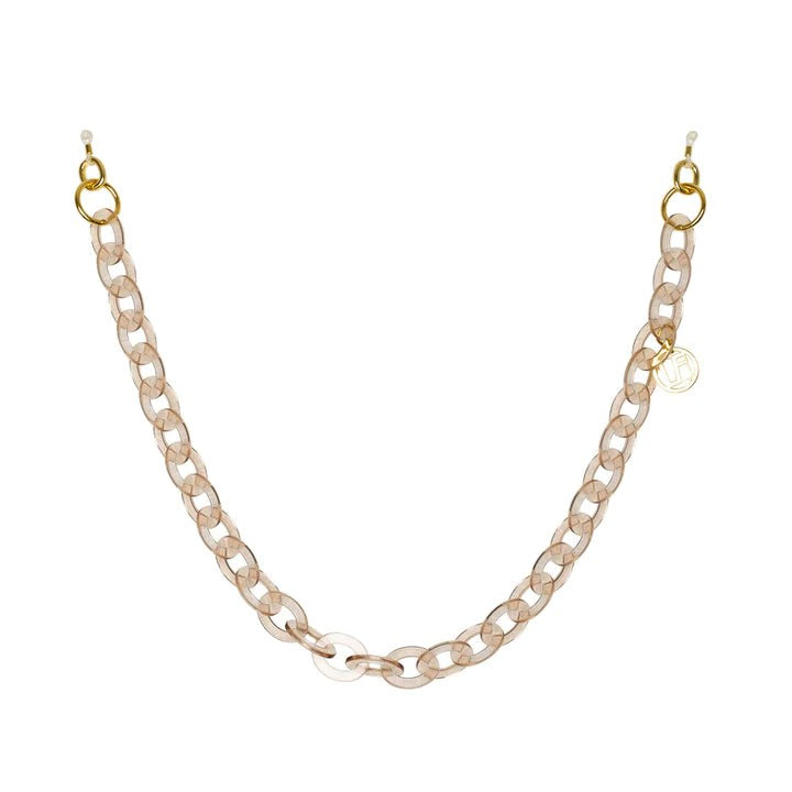 Linda Farrow Ash Oval Link Acetate Chain
