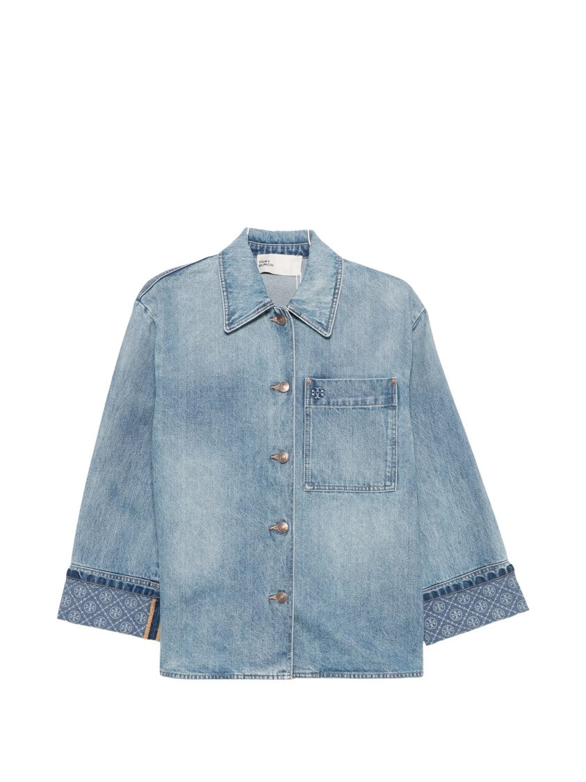 Tory Burch Denim Barn Jacket