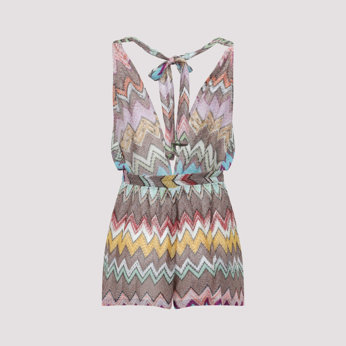 Missoni Sleeveless Zigzag Pattern Romper